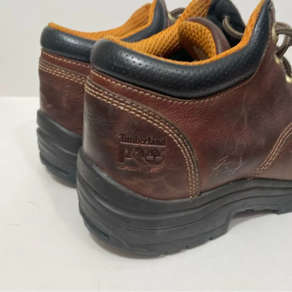 Timberland Pro Brown Steel Toe Work Shoes